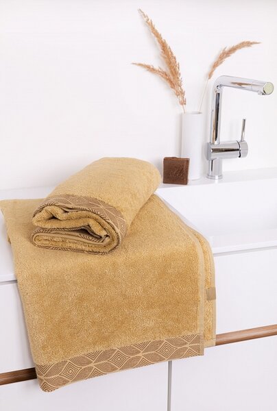Ručník Beech Camel Gold Zlatavě hnědá Modal/Bavlna 30/50