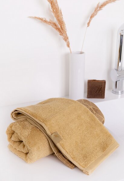 Ručník Beech Camel Gold Zlatavě hnědá Modal/Bavlna 30/50