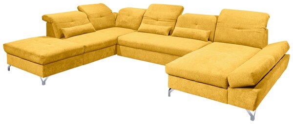 SEDACÍ SOUPRAVA, textil, žlutá MID.YOU - Rozkládací sedačky, Online Only
