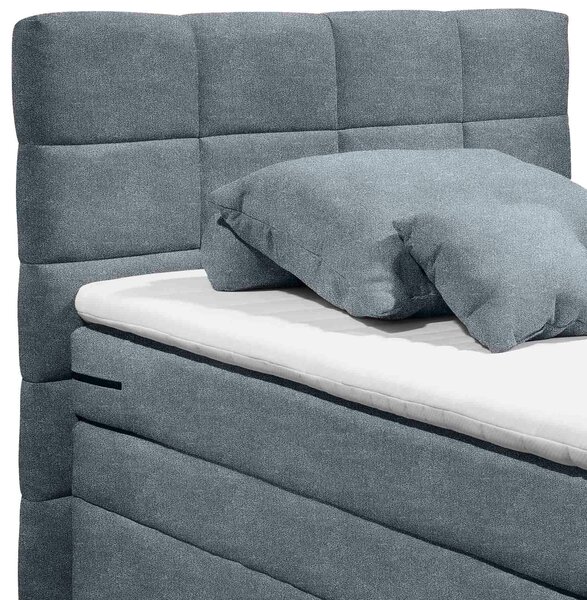 POSTEL BOXSPRING, 120/200 cm, antracitová MID.YOU - Postele s úložným prostorem, Online Only