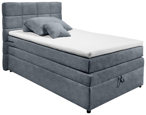 POSTEL BOXSPRING, 120/200 cm, antracitová MID.YOU - Postele s úložným prostorem, Online Only
