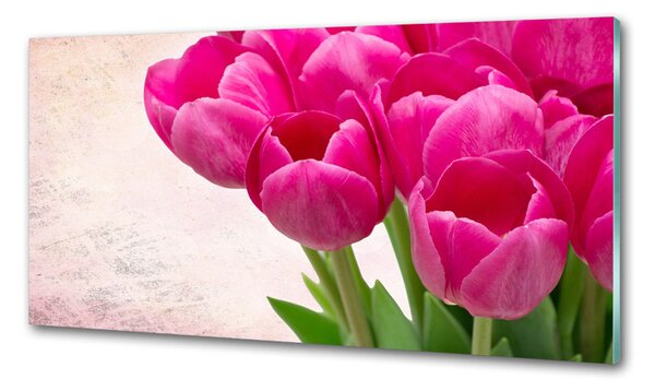Panel do kuchyně Růžové tulipány pksh-90952565