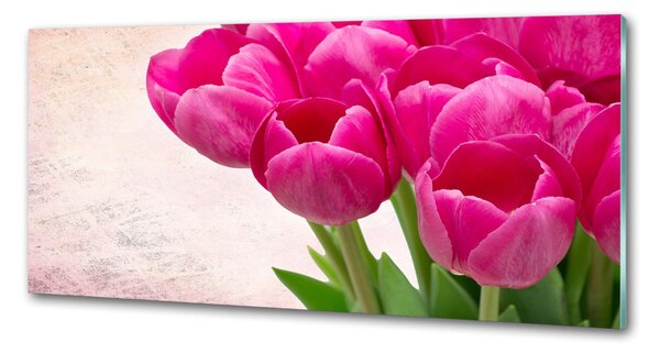 Panel do kuchyně Růžové tulipány pksh-90952565
