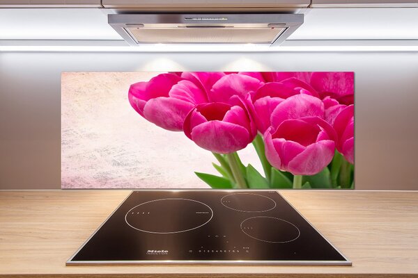Panel do kuchyně Růžové tulipány pksh-90952565