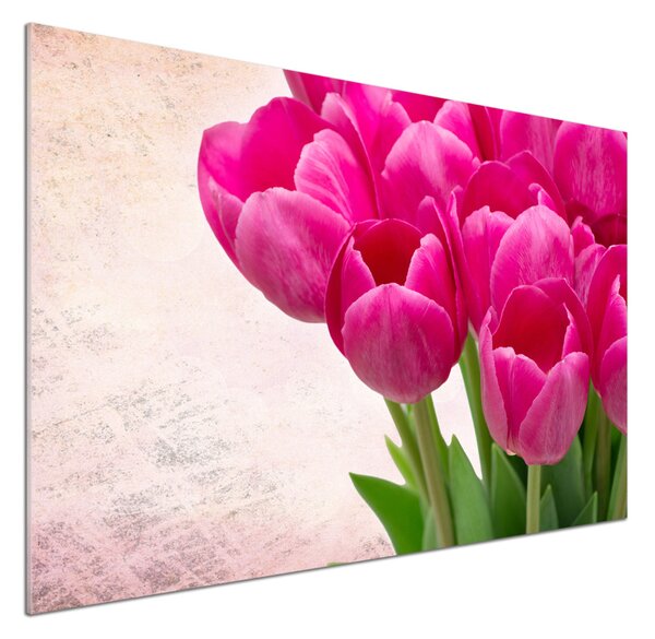 Panel do kuchyně Růžové tulipány pksh-90952565