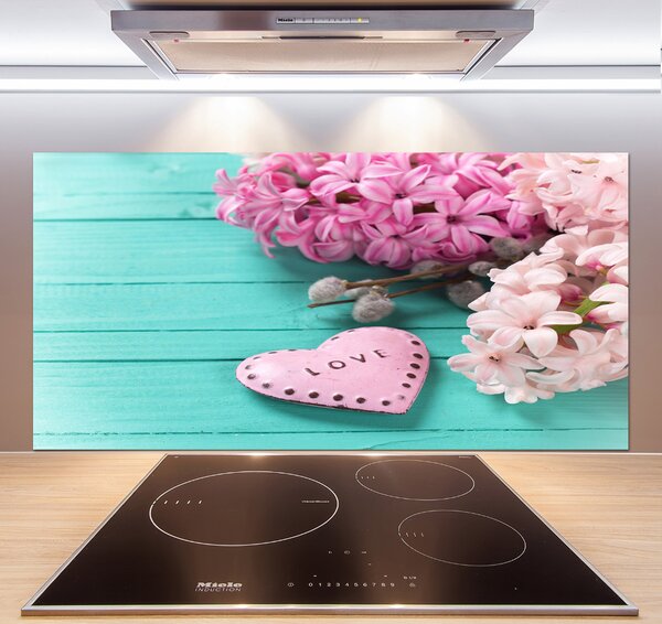Dekorační panel sklo Bez a srdce pksh-91009179