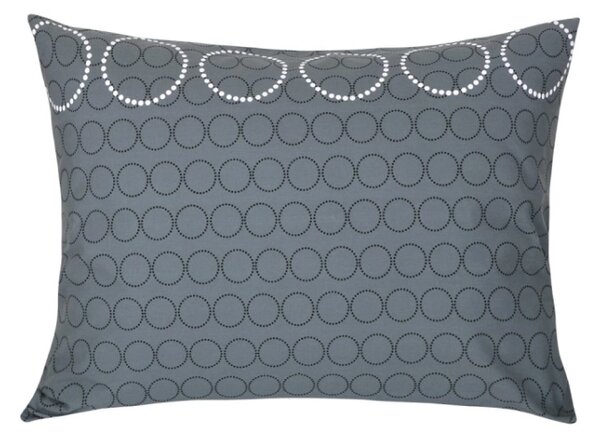 Bellatex Povlak na polštář 70x90 cm Kroužek Šedá