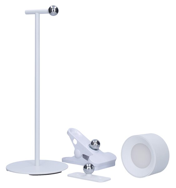 Solight LED nabíjecí lampička 3v1, 280lm, změna CCT, stmívání, bílá WO68-W