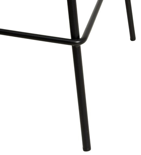 Kave Home Černá plastová barová židle Altea 65 cm