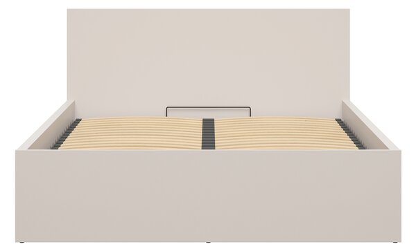 Manželská postel 160 cm BRW Tetrix 11 (kašmír) (s roštem) (s úl. prostorem)