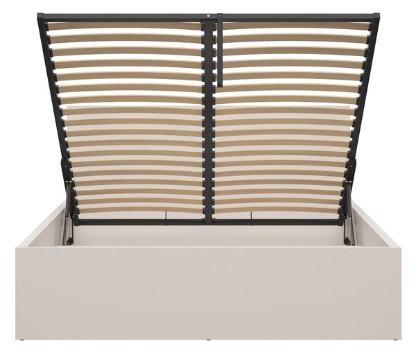Manželská postel 160 cm BRW Tetrix 11 (kašmír) (s roštem) (s úl. prostorem)