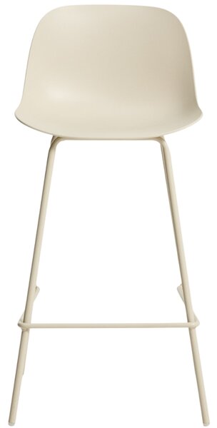 Kave Home Béžová plastová barová židle Altea 65 cm