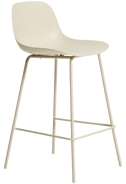 Kave Home Béžová plastová barová židle Altea 65 cm