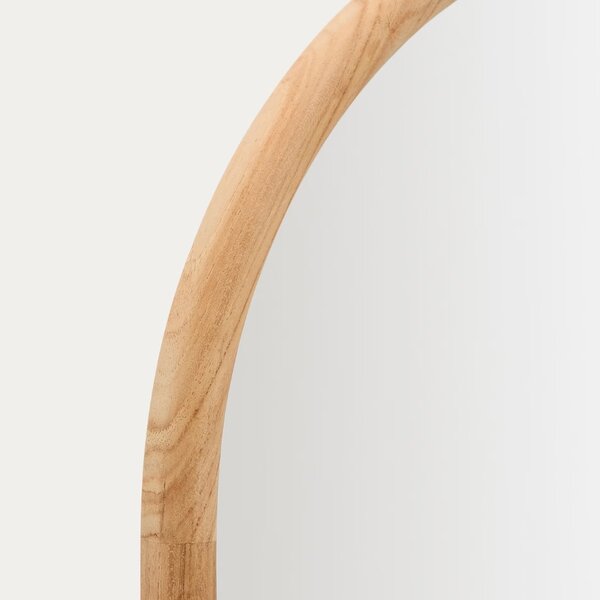 Kave Home Dřevěné zrcadlo Milsa 155 x 55 cm