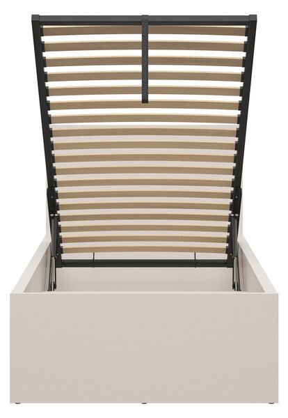 Jednolůžková postel 90 cm BRW Tetrix 15 (kašmír) (s roštem) (s úl. prostorem)