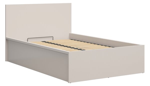 Jednolůžková postel 120 cm BRW Tetrix 6 (kašmír) (s roštem) (s úl. prostorem)
