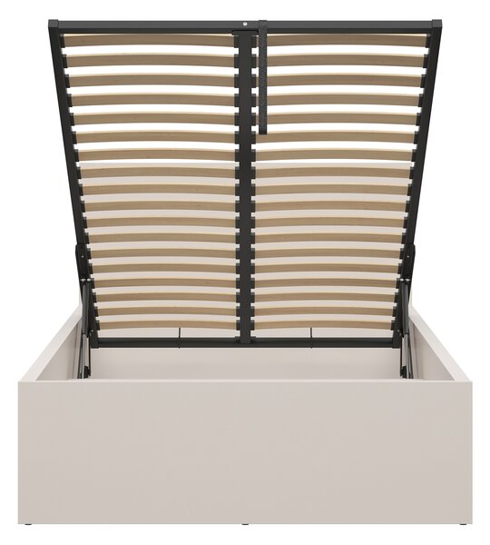Jednolůžková postel 120 cm BRW Tetrix 6 (kašmír) (s roštem) (s úl. prostorem)