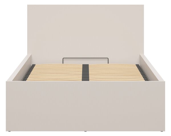 Jednolůžková postel 120 cm BRW Tetrix 6 (kašmír) (s roštem) (s úl. prostorem)
