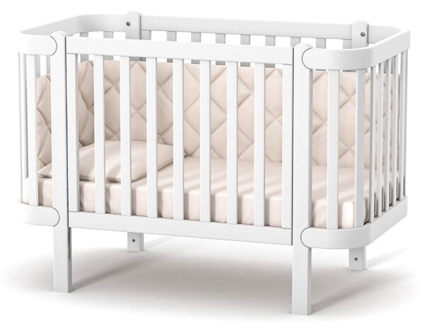 Gekko Kids Zukko rostoucí postýlka 120x60 bílá