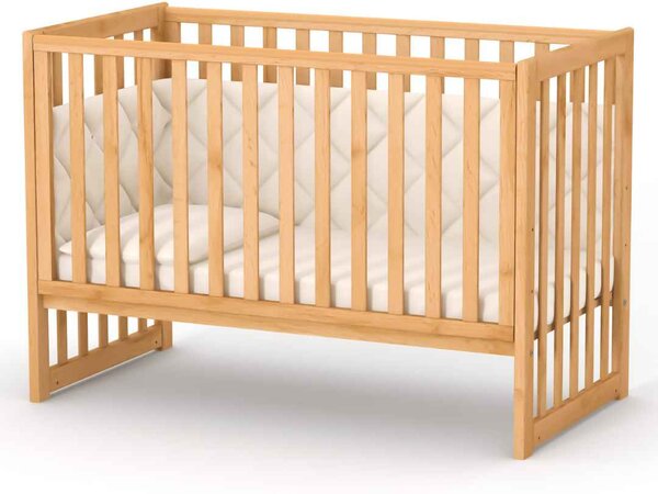 Dětská postýlka 120x60. Přístavná. Prirodni. Sleeppo Gekko Kids