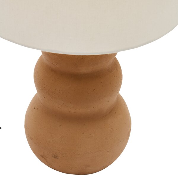 Terakotová stolní lampa Kave Home Madsen