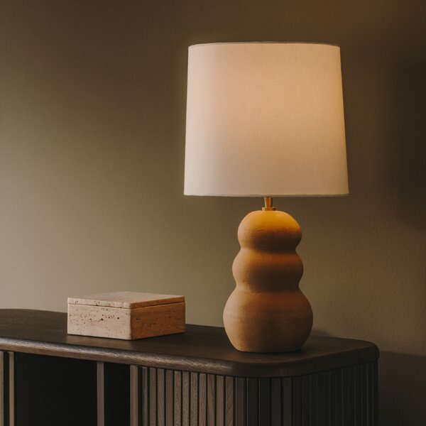 Terakotová stolní lampa Kave Home Madsen
