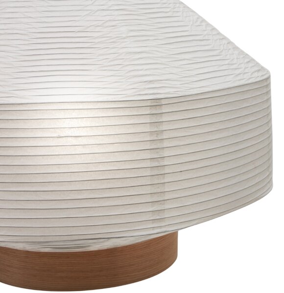 Bílé papírové stínidlo Kave Home Hila 55 cm