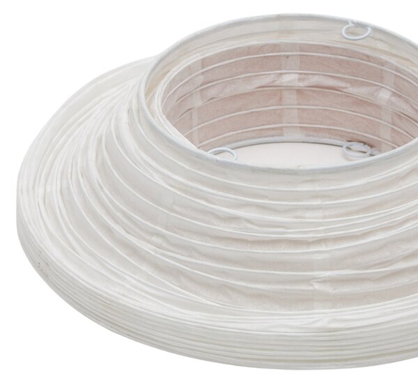 Bílé papírové stínidlo Kave Home Hila 30 cm