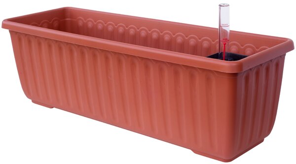 Truhlík samozavlažovací Siesta LUX terakota 100 cm