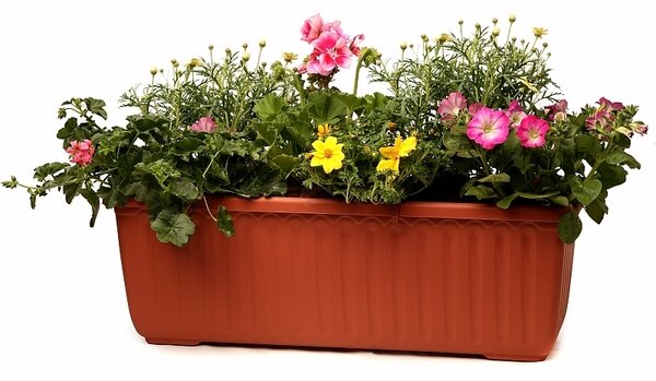 Truhlík samozavlažovací Siesta LUX terakota 100 cm