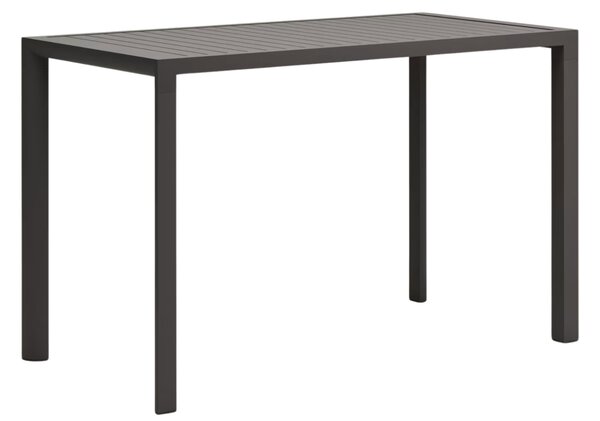 Šedý kovový zahradní barový stůl Kave Home Culip 150 x 77 cm