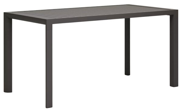 Šedý kovový zahradní jídelní stůl Kave Home Culip 150 x 77 cm