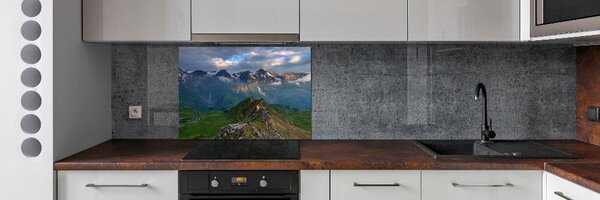 Dekorační panel sklo Vrcholy hor pksh-91952408