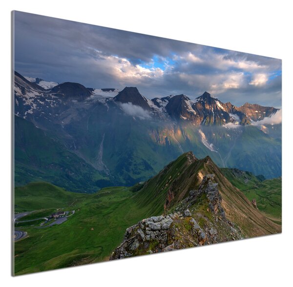 Dekorační panel sklo Vrcholy hor pksh-91952408