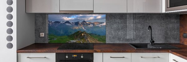 Dekorační panel sklo Vrcholy hor pksh-91952408