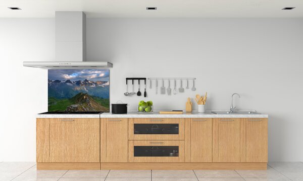 Dekorační panel sklo Vrcholy hor pksh-91952408