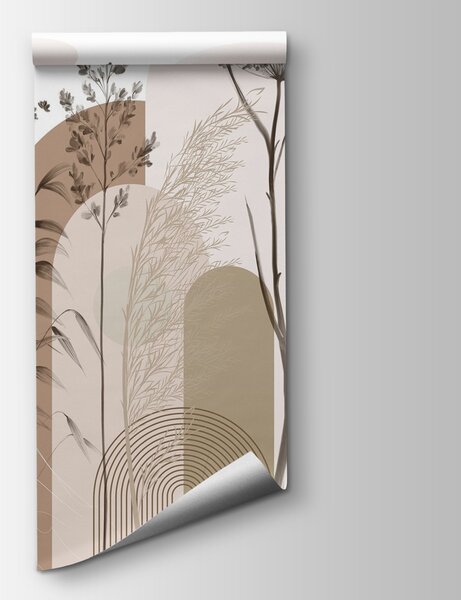 Fototapeta Přírodní elegance v minimalistickém designu, Akvarelové fototapety, Populární fototapety, w08665 - Tapeko.co.cz