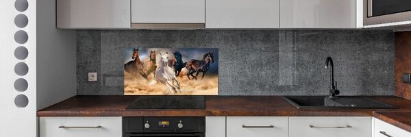 Panel do kuchyně Koně ve cvalu pksh-92773051