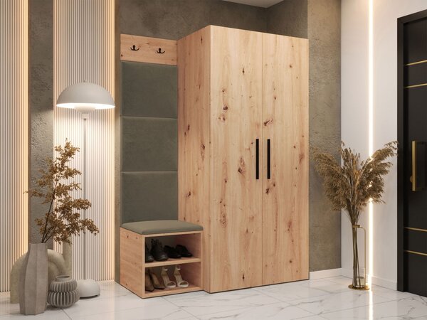 Předsíň Hekurt IV, Barva: bílá, Barva látek:: Polo 894 5903211432750