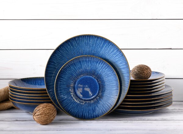 JÍDELNÍ SOUPRAVA Sea Breeze Blue 18dílné Creatable - Online Only nádobí, Online Only