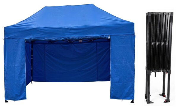 TENTino Nůžkový párty stan 2x4 m STEEL HEXAGON Barva opláštění (Zvolte variantu): 3A - BÉŽOVÁ