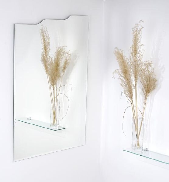 Designové zrcadlo do koupelny - 60 x 90 cm s fazetou - Mambo