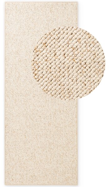 BT Carpet, Běhoun Wolly 102843, 80x200, bílá, ložnice