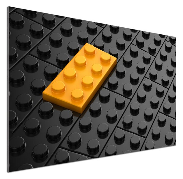 Dekorační panel sklo Kostky lego pksh-93866818