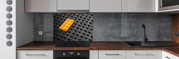 Dekorační panel sklo Kostky lego pksh-93866818