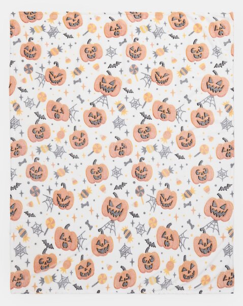 Sinsay - Deka s halloweenským motivem - oranžová