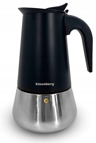 Moka konvice Klausberg nerezová plyn/indukce espresso 9 šálků 450 ml