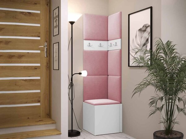 Předsíň Tavasz XXI, Barva: grafit, Barva látek:: ekokůže Soft 011 (černá) 5903211168826