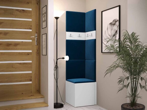 Předsíň Tavasz XXI, Barva: grafit, Barva látek:: ekokůže Soft 011 (černá) 5903211168826