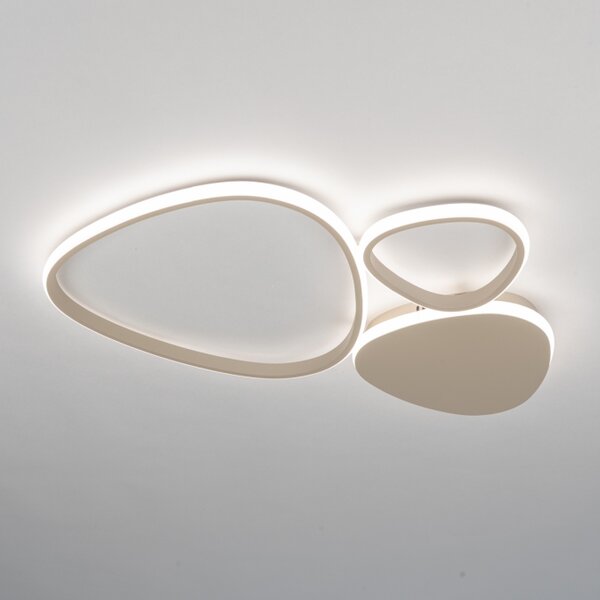 Stropní stmívatelné LED svítidlo Organic Taupe 62 (LMD)